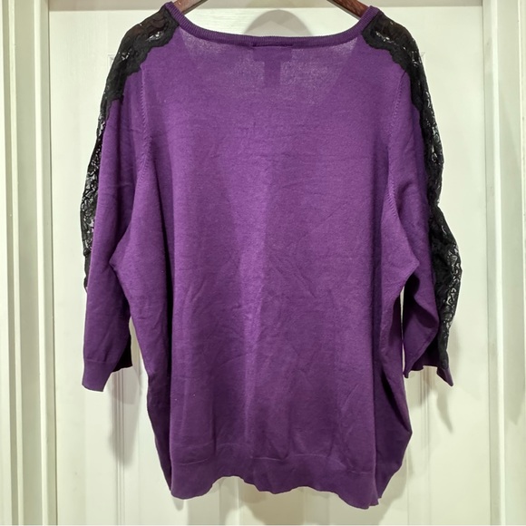 Lane Bryant Lace Sweater 26/28 - Picture 7 of 7
